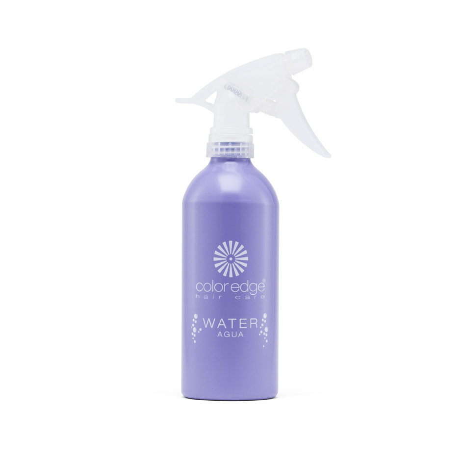 Spray Bottle in lavender with white Color Edge logo