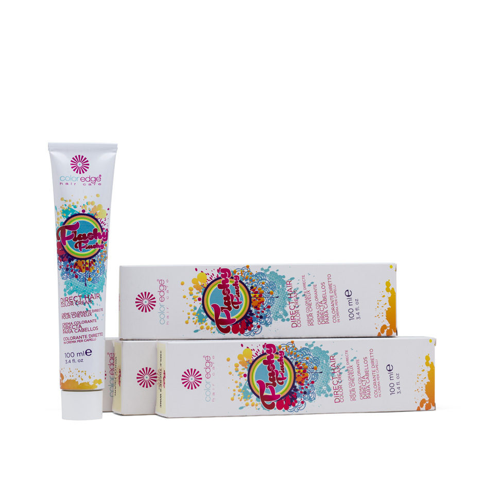 Flashy Flashy Hair Color tube with box packaging